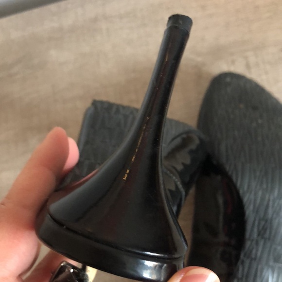 Ann Taylor black patent heels size 8 EUC - Picture 7 of 11